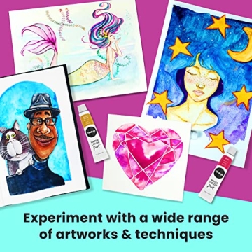 Chalkola 36 Watercolor Paint Set for All Artists