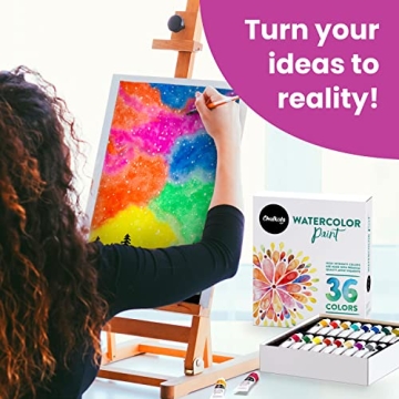 Chalkola 36 Watercolor Paint Set for All Artists
