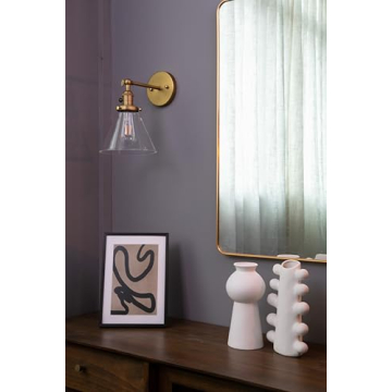 PERMO Vintage Glass Sconce Light for Industrial Decor