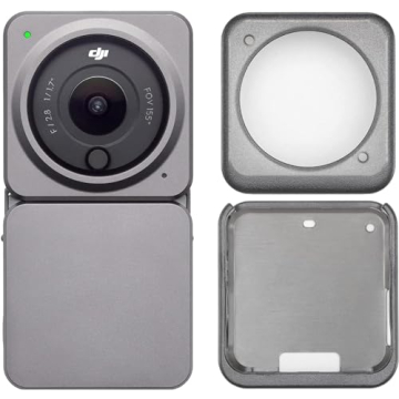 DJI Action 2 Power Combo (32GB) & Magnetic Protective Case - Action Camera with Extended Battery Mod...