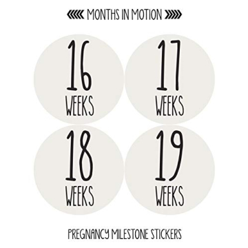 Monthly Pregnancy Growth Stickers for Expecting Moms