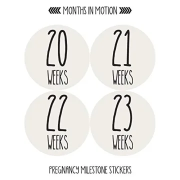 Monthly Pregnancy Growth Stickers for Expecting Moms