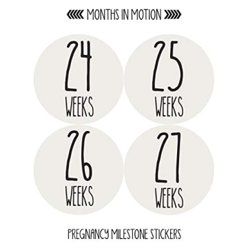 Monthly Pregnancy Growth Stickers for Expecting Moms