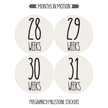 Monthly Pregnancy Growth Stickers for Expecting Moms