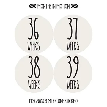 Monthly Pregnancy Growth Stickers for Expecting Moms