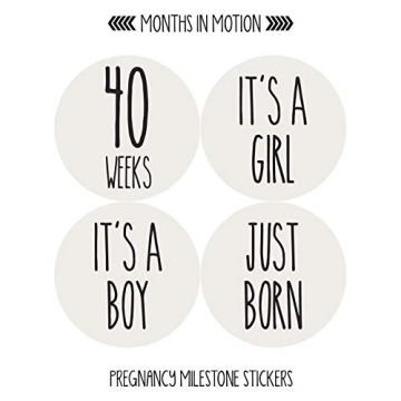 Monthly Pregnancy Growth Stickers for Expecting Moms