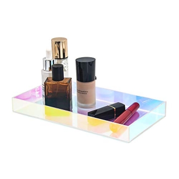 Colorful Acrylic Makeup Tray for Stylish Makeup Storage
