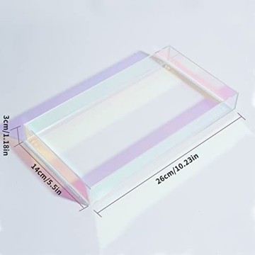 Colorful Acrylic Makeup Tray for Stylish Makeup Storage