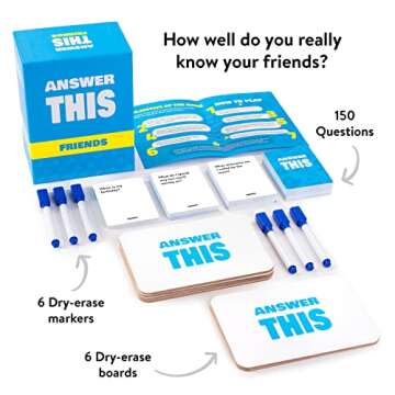 Answer This - Friends - How Well Do You Know Your Family & Friends? - Fun Party Card Game for Teens ...