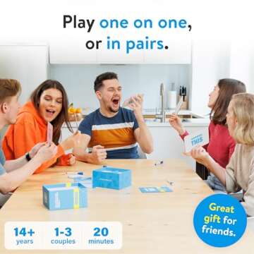 Answer This - Friends - How Well Do You Know Your Family & Friends? - Fun Party Card Game for Teens & Adults - Great Conversation Starter