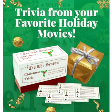 Christmas Trivia Game with 1800 Questions | Best Holiday Gift