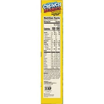 Delicious Cap'n Crunch Cereal, Crunch Berries 20.5oz Box