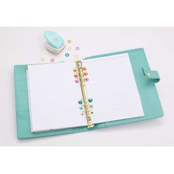 We R Memory Keepers Circle Hole Reinforcer Punch Makes Creative, Decorative, and Functional Hole Reinforces for Jornals, Files, Notebooks, Tags, Scrapbooks, and More, Arts, Crafts, Sewing, Paper