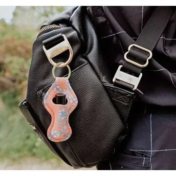 ZARIO Chapstick Holder Keychain - 5 Pack Neoprene Lip Balm Holder