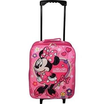 Group Ruz Junior Minnie Mouse 15" Collapsible Wheeled Pilot Case - Fun for Kids!