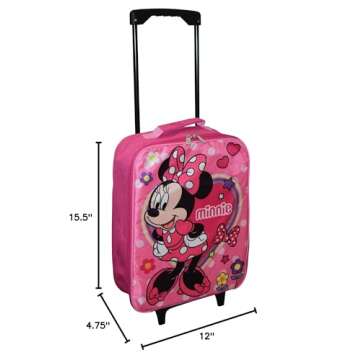 Minnie Mouse Kids Rolling Luggage - Perfect for Travel