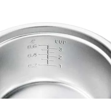 Elite Gourmet ERC-003 Electric Rice Cooker with Automatic Keep Warm Makes Soups, Stews, Grains, Hot Cereals, White, 6 Cups Cooked (3 Cups Uncooked)