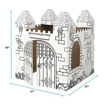 Bankers Box at Play Color in Castle Playhouse for Kids and Families