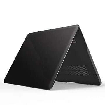 IBENZER Compatible with MacBook Pro 13 Inch Case 2015 2014 2013 end 2012 A1502 A1425, Hard Shell Case with Keyboard Cover for Old Version Apple Mac Pro Retina 13, Black, R13BK +1 A