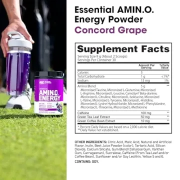 Boost Your Energy with Optimum Nutrition Amino Energy