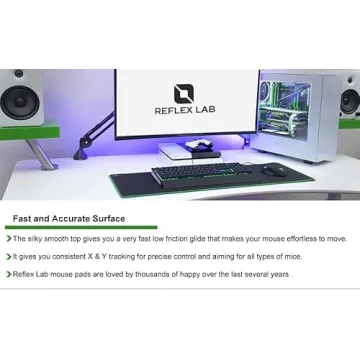 Reflex Lab Large Extended Gaming Mouse Pad - 36"x12"