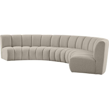Meridian Infinity Collection Modern 5pc Sectional Upholstered