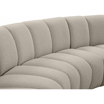Meridian Infinity Collection Modern 5pc Sectional Upholstered