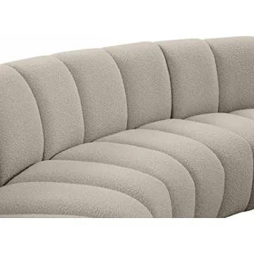 Meridian Infinity Collection Modern 5pc Sectional Upholstered