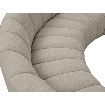 Meridian Infinity Collection Modern 5pc Sectional Upholstered