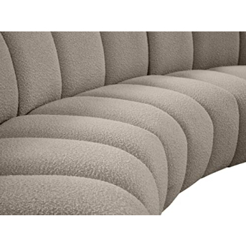 Meridian Infinity Collection Modern 5pc Sectional Upholstered