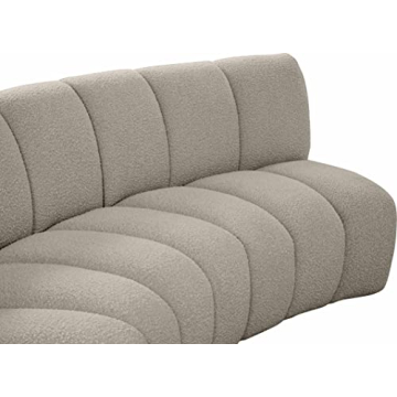 Meridian Infinity Collection Modern 5pc Sectional Upholstered