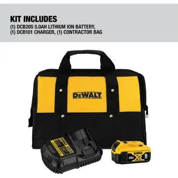 DEWALT 20V MAX Battery Charger Kit - 5.0Ah