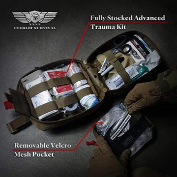 Everlit Emergency Trauma Kit for Outdoor & Emergency Use