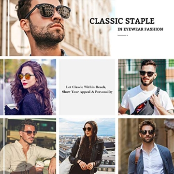 GQUEEN Polarized Sunglasses for Men and Women