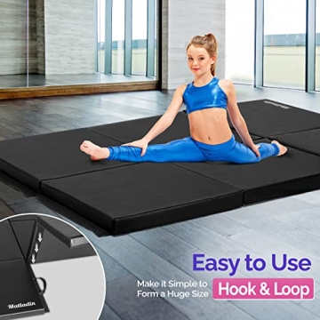 Matladin 6' Folding Tri-fold Gymnastics Exercise Mat