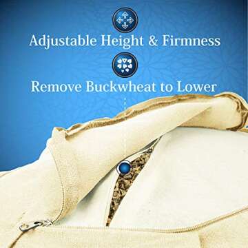 Seat Of Your Soul Meditation Cushion for All Ages Natural