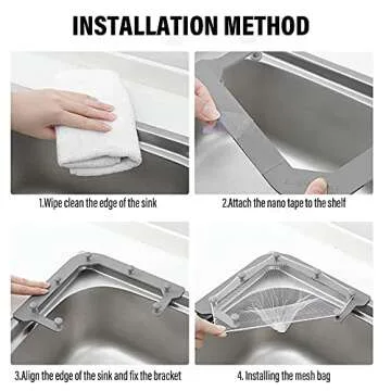 Triangle Tri-Holder Filter with 150 Sink Strainer Bags