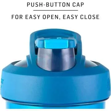 BlenderBottle Strada Shaker Cup Perfect for Protein Shakes and Pre Workout, 28-Ounce, Purple