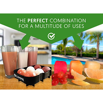 SUMPRI Sphere Ice Mold & Big Ice Cube Trays for Drinks