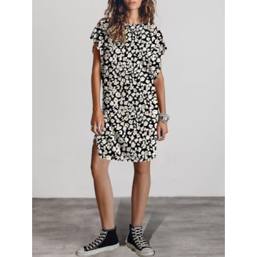 ANRABESS Women's Summer T-Shirt Dress for All Occasions