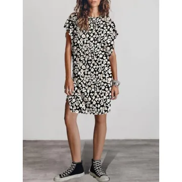 ANRABESS Women's Summer T-Shirt Dress for All Occasions