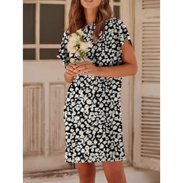 ANRABESS Women's Summer T-Shirt Dress for All Occasions