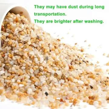 Coarse Golden Sand Stones for Succulents and Terrariums