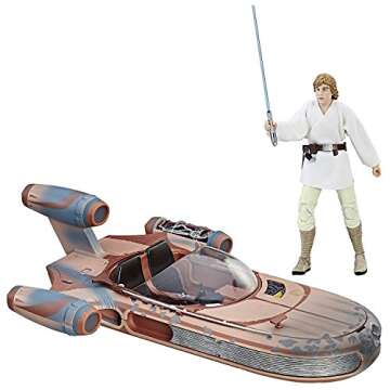 STAR WARS The Black Series Luke Skywalker Landspeeder & Figure