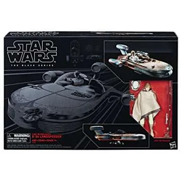 STAR WARS The Black Series Luke Skywalker Landspeeder & Figure