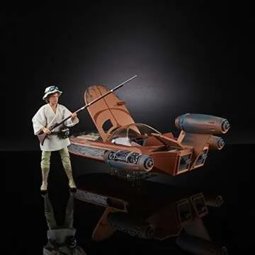 STAR WARS The Black Series Luke Skywalker Landspeeder & Figure