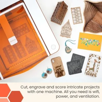 Glowforge Aura Laser Engraver Cutter for All Creatives