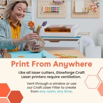 Glowforge Aura Laser Engraver Cutter for All Creatives