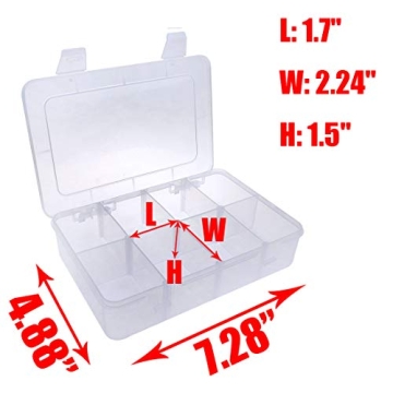 Xiaoyztan 8-Grid Snack Box - Versatile Storage Container