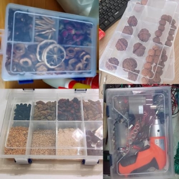 Xiaoyztan 8-Grid Snack Box - Versatile Storage Container